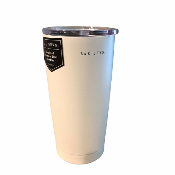 Rae Dunn MAMACITA Insulated Black/Ivory Stainless - Picture 2 of 4